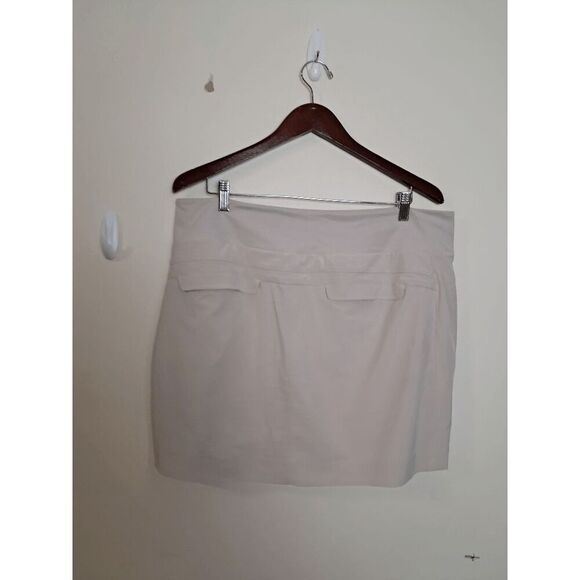 Athleta Soho Skort Jupe-Short Women's Gray Size 16 - Picture 2 of 4